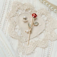 the little princes rose breast female sen vintage brooch ladies jewelry gift