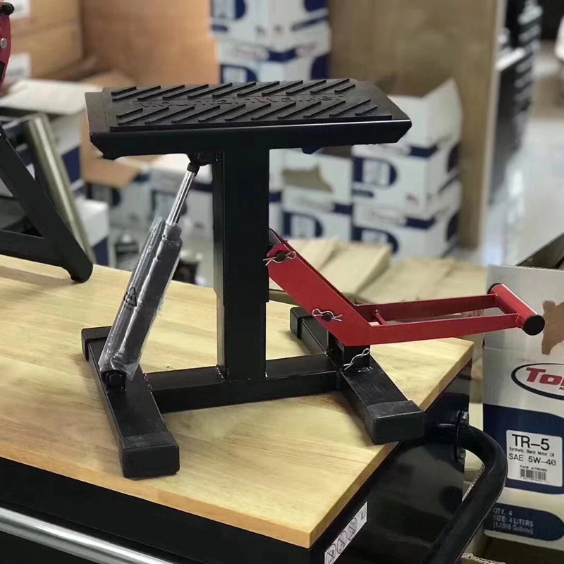 

Lift Parking Rack Universal Cross-country Motorcycle Repair Stool Repair Stool Hydraulic Parking Stool Maintenance Lift Stool CH