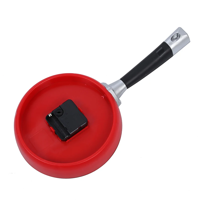 Модная сковорода часы с жареным яйцом Новинка Висячие кухонные кафе настенные