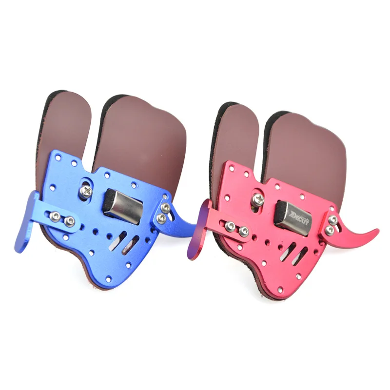 Защитная перчатка для пальцев стрельбы из лука кожаная левой и правой руки