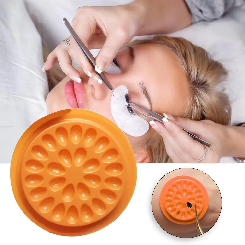 Держатель клея для ресниц клейкая прокладка поддонов клеевые подушечки