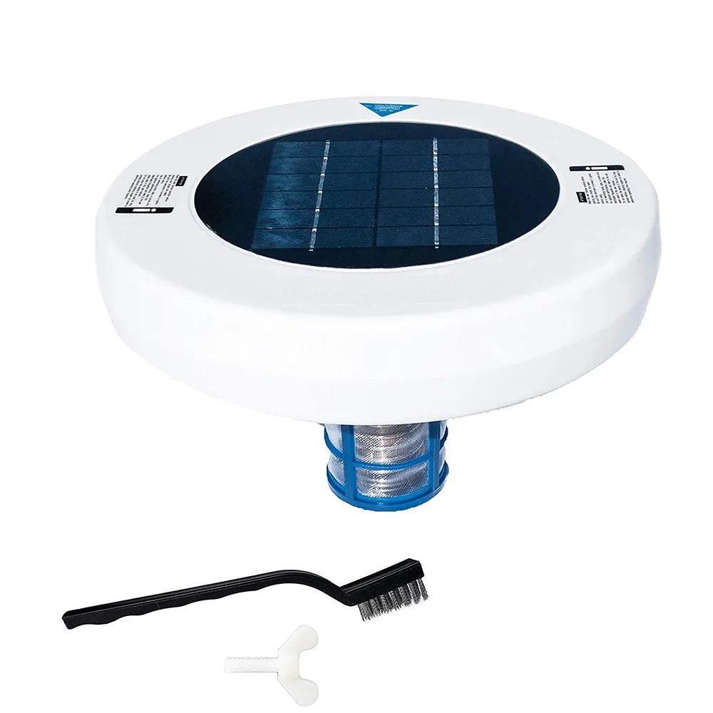 Solar Pool Ionizer Copper Silver Ion Swimming Pool Purifier Algae Resistance Lower Chlorine Outdoor Swim Water Purifier