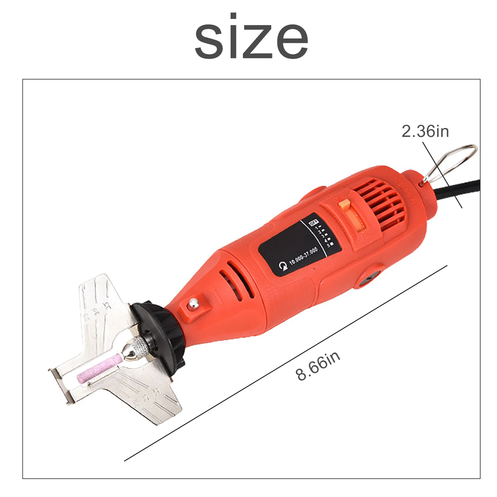 

180W 5 Gears Electric Power Chain Saw Sharpener Grinder Machine Garden Tools Portable Electric Chainsaw Sharpening 220V EU plug