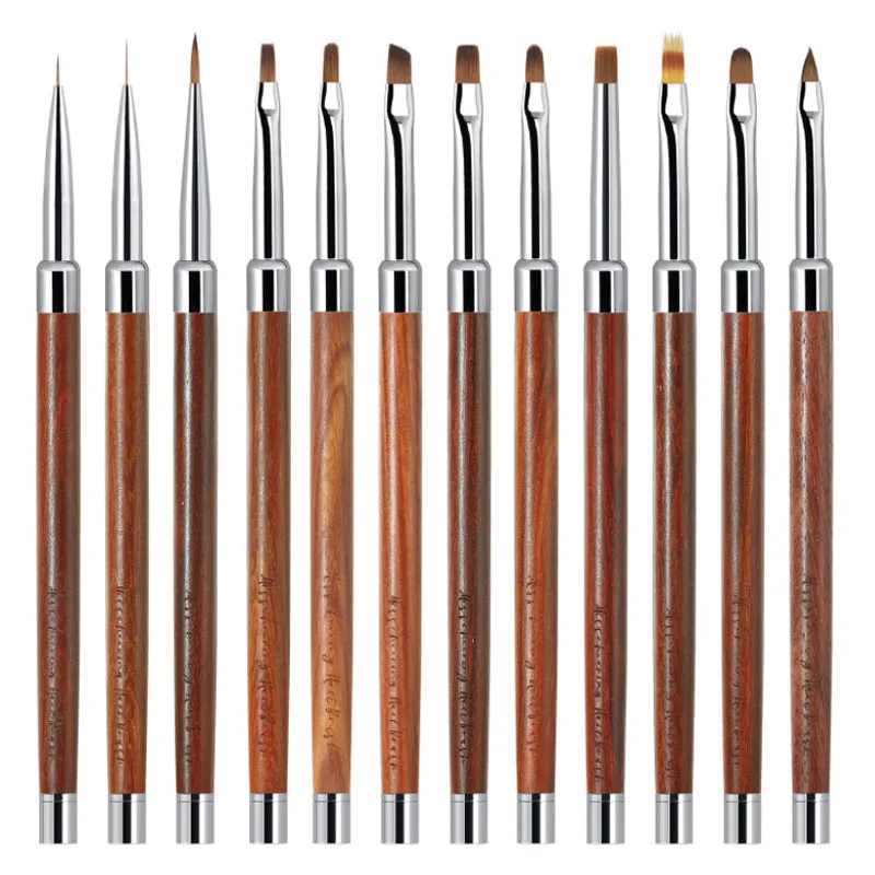 

1pcs Gel Nail Art Design 3D Uv Gel Polish Manicure Ultra-thin Line Drawing Pen Dotting Painting Carved Brush Pen Tools