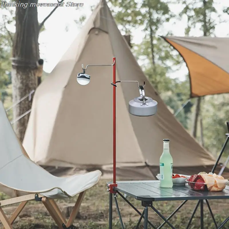 

Pole Post Lamp Holder Hook Equipment Hunting Lantern Hanger Camping Accessories