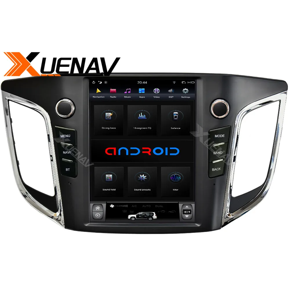 

XUENAV 10.4 inch car autoradio DVD player for-Hyundai IX25 Creta 2014-2018 GPS navigation vertical screen stereo Android 9.0
