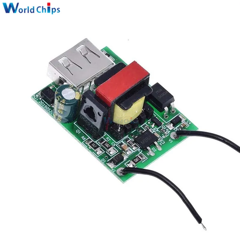 DC 12V 24V 36V 48V 72V to 5V 1A USB понижающий преобразователь модуль зарядного устройства