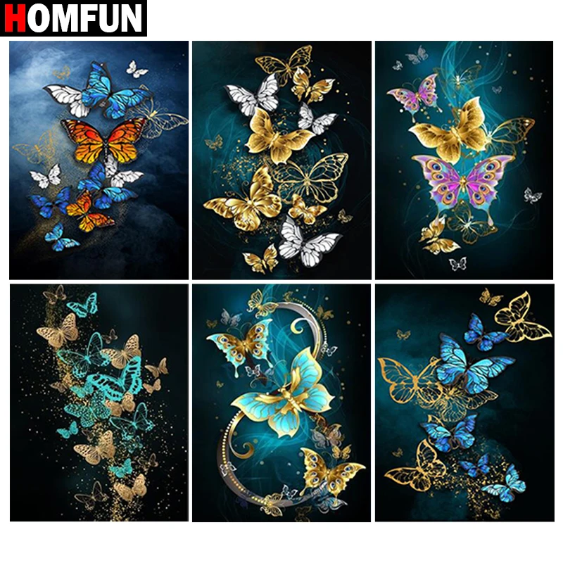 Картина для алмазной вышивки HOMFUN картина квадратной формы с изображением