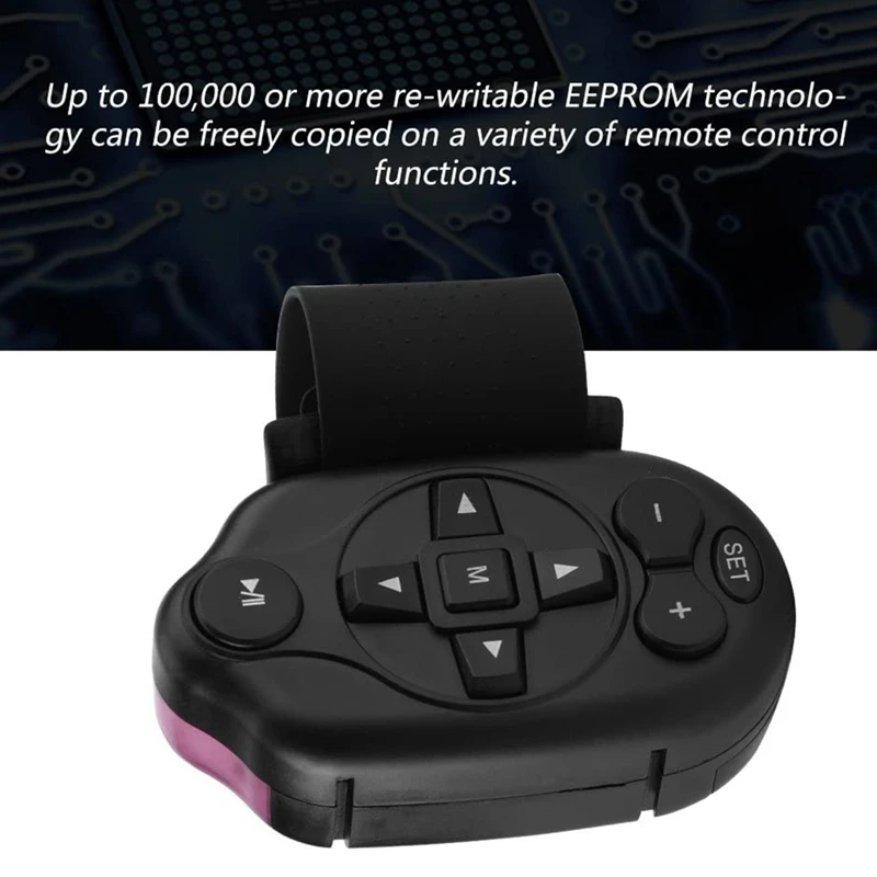 

Universal Wireless Car Steering Wheel Remote Control Car Hands-Free Media CD DVD MP3 Steering Wheel Remote Control