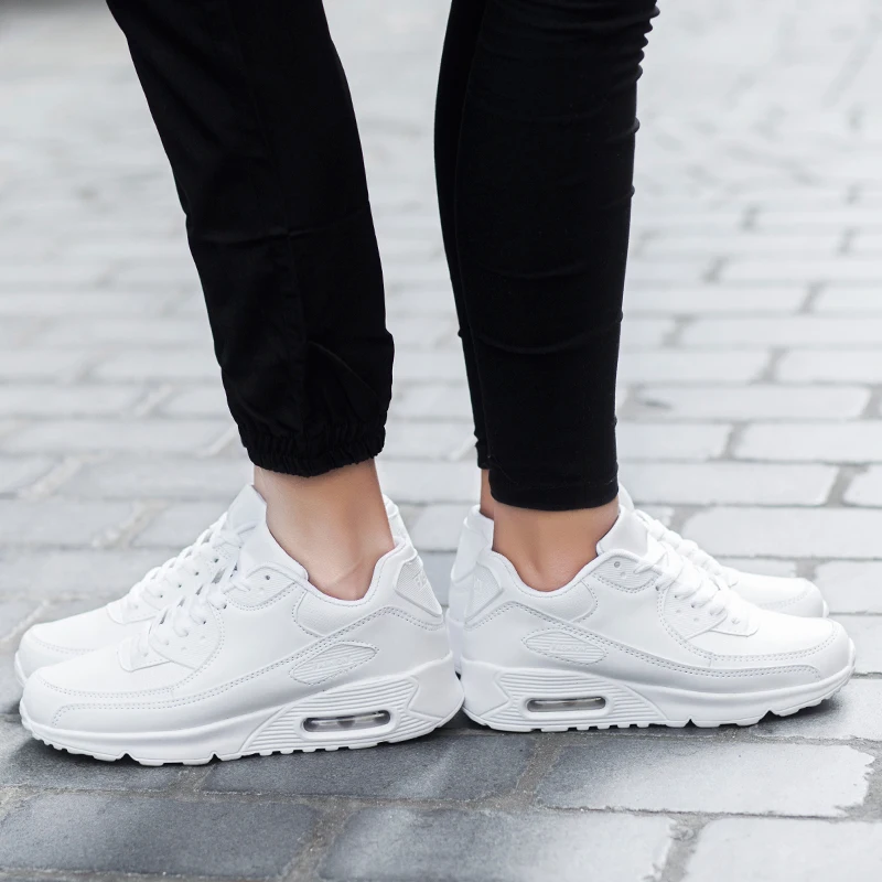 

Sneakers Women Shoes Couple Air Cushion Shoes Female Outdoor Sports Shoes Breathable Cushioning Women Trainers Zapatos De Mujer