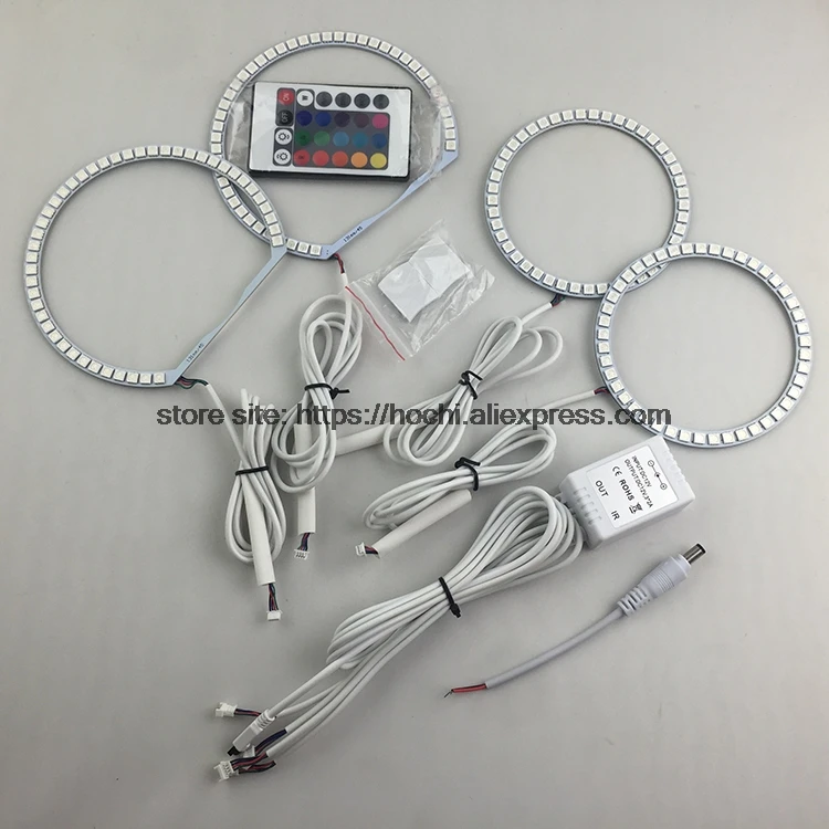 HochiTech великолепный RGB многоцветный светодиодный ангельские глазки комплект