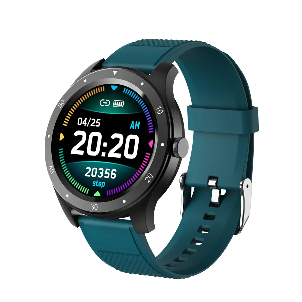 

Colored S6 Smart Watch Men Women Bluetooth Full Touch Round Screen Waterproof Smartwatch Custom dial Fitness tracker Sport Watch