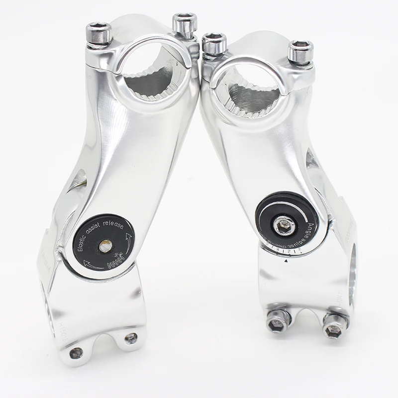 

25.4mm mountain bike road bike stem height adjustable silver stem aluminum alloy 25.4*95mm 25.4*110mm bicycle stem