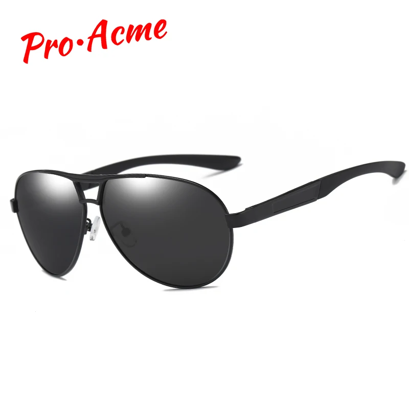 Мужские солнцезащитные очки Pro Acme поляризационные в стиле ретро пилота для