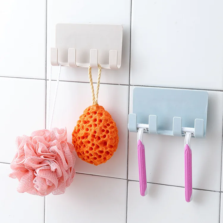 New Design 1 Piece Top Quality ABS Adhesive Mobile Phone Wall Holder Stand Cellphone Power Bank Accessory Bathroom | Мобильные