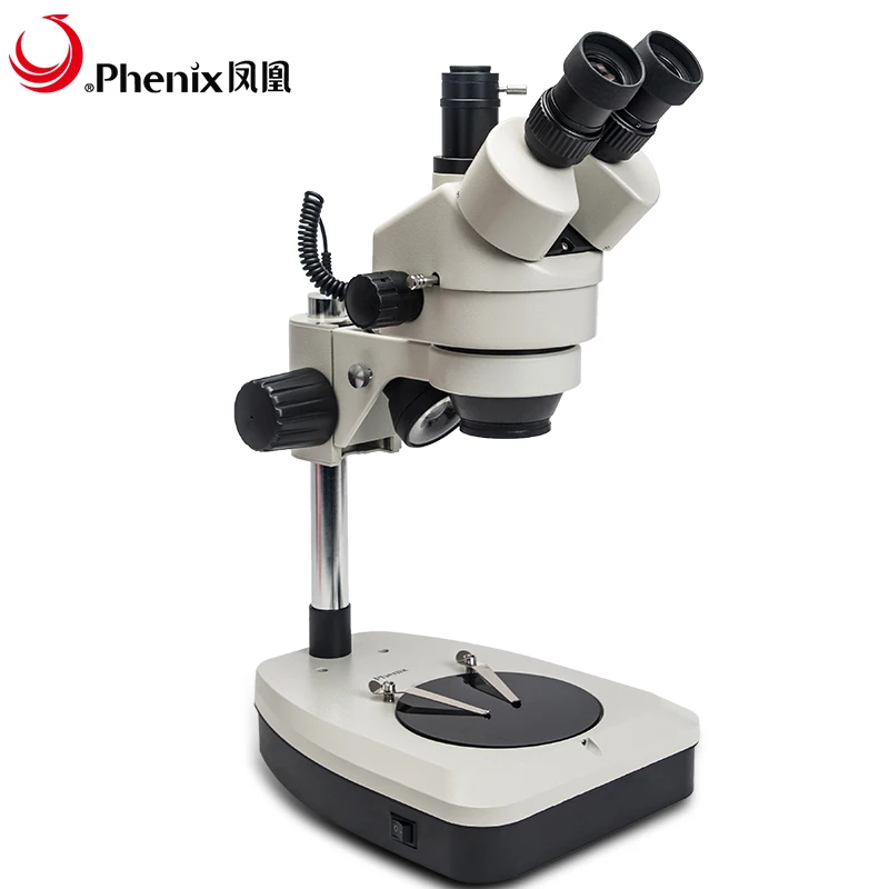 phenix zoom stereo 7x 90x trinocular mobile phone repair microscope for electronic soldering free global shipping