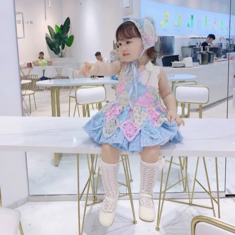 2020 летняя испанская детская одежда платье принцессы детское на день рождения