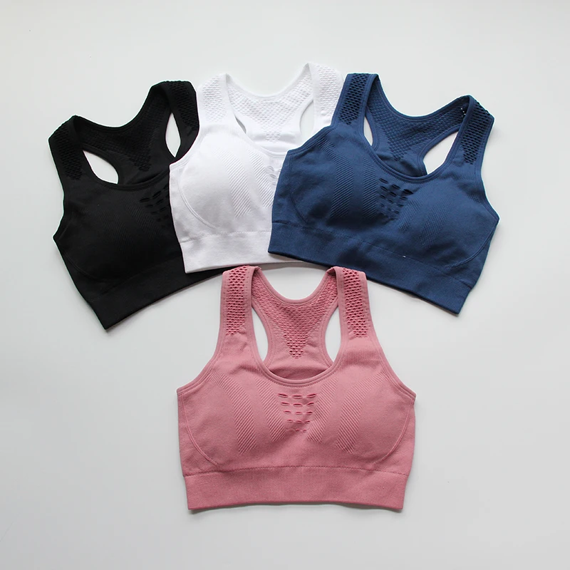 

Women's Top Professional sports bra shockproof hollow gym Yoga fitness tops sport running bra crop top Female bralette underwear