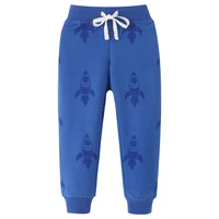 jumping meters rockets blue boys sweatpants drawstring autumn winter drawstring toddler clothes full length trousers pants