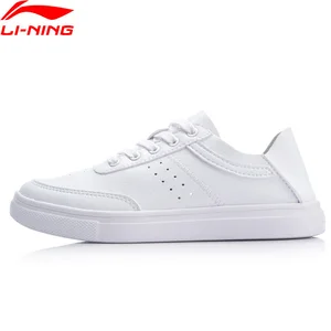(Код Break) Li-Ning, женская модель, классический стиль жизни, обувь, светильник, Складывающийся каблук, подкладка li ning, спортивная обувь, кроссовки AGCP062 YXB302