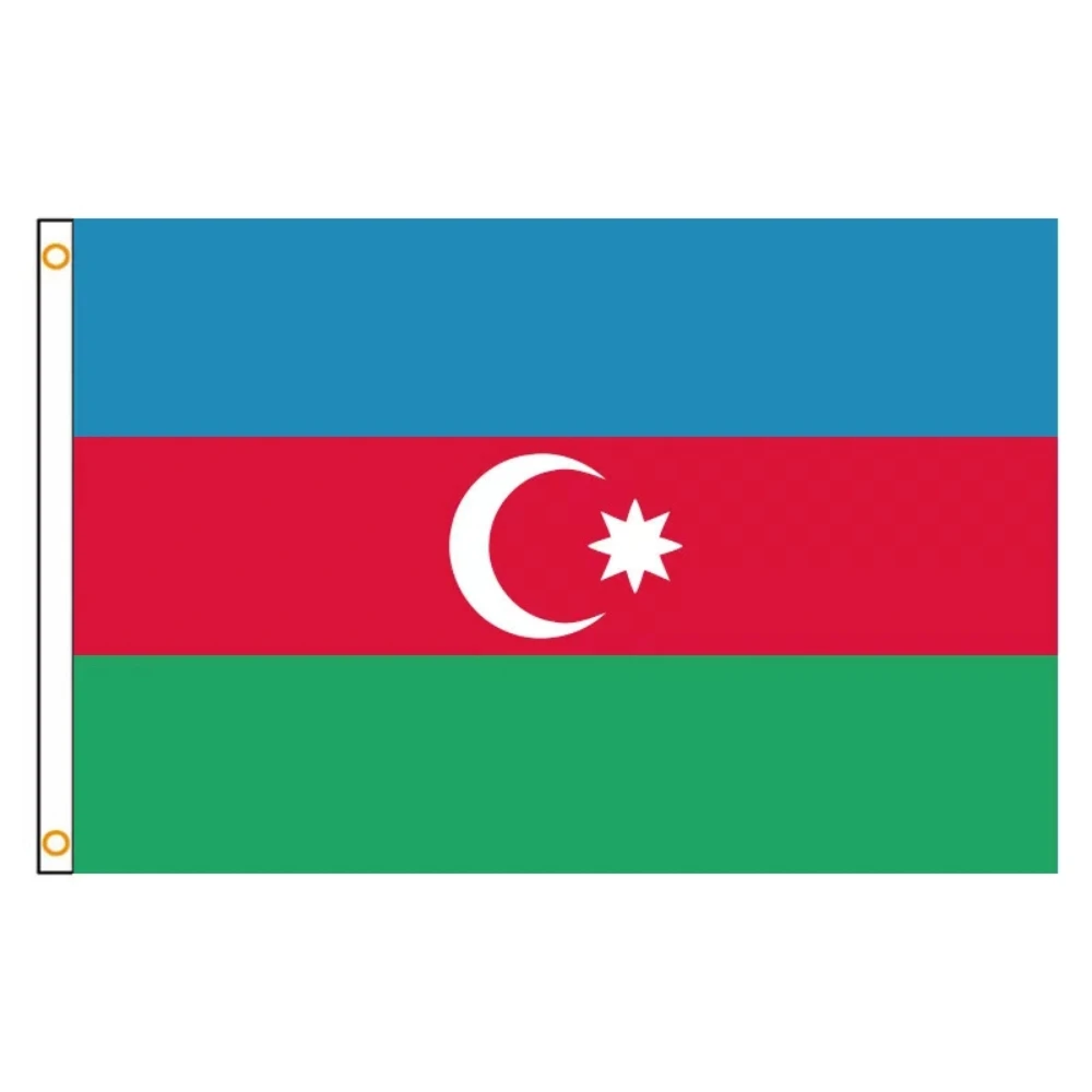 

3Jflag 3x5Fts 90X150cm Azerbaijan Flag Banner