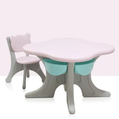 

Children's table and chair set home baby table ins kindergarten writing desk early education game table toy table
