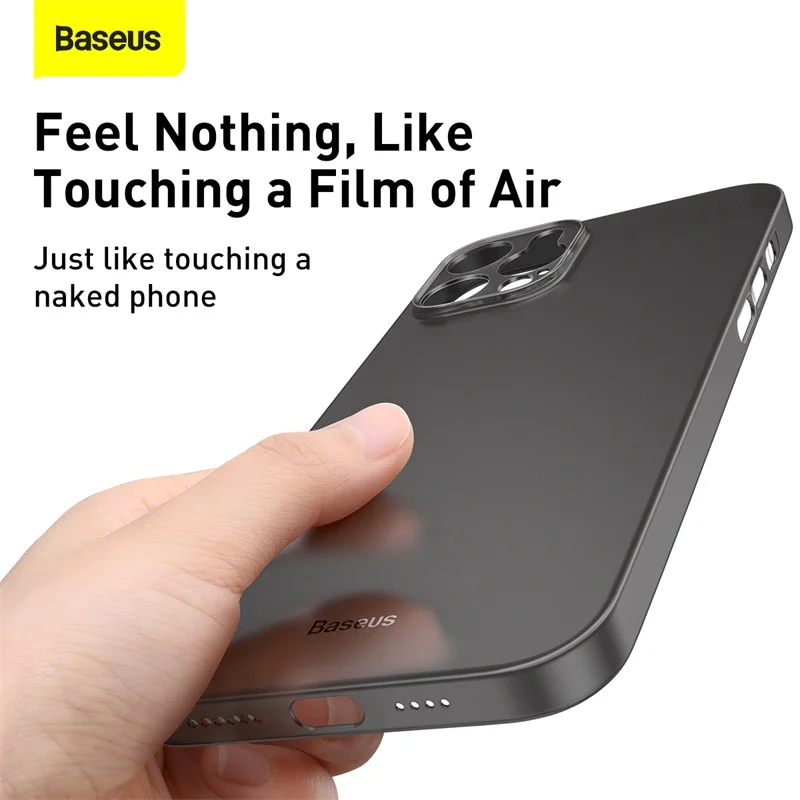 Чехол Baseus для телефона iPhone 12 Pro Max матовый полипропиленовый чехол Mini 0 4 мм