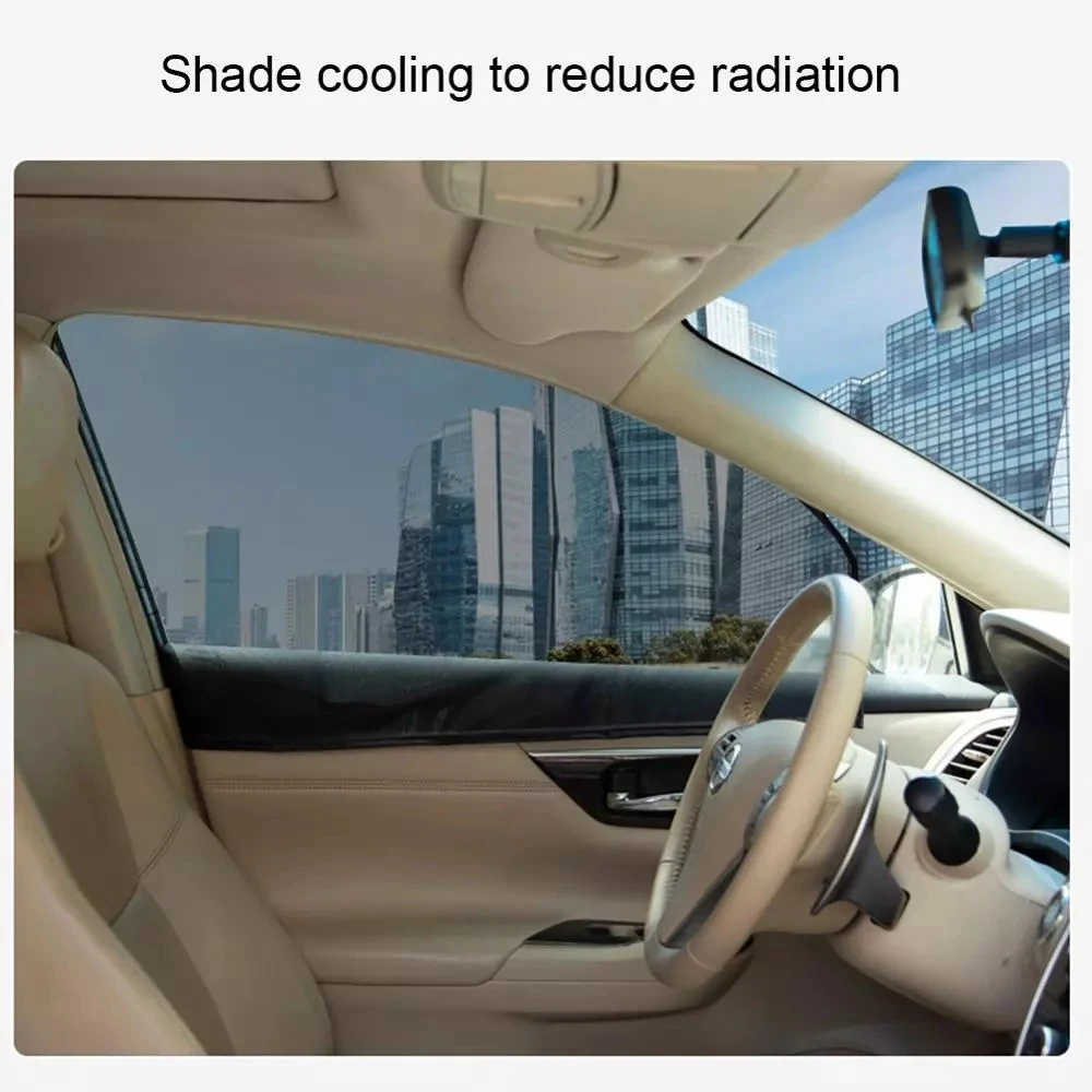 

2/4pcs Car Front Rear Side Window Sun Shade Auto Folding Sun Visor Curtain Foldable Mesh Cover Car Accessories