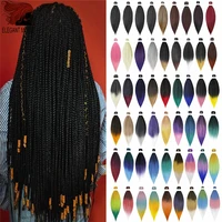 synthetic box braid pre stretched braiding hair extensions easy crochet braid hair bundle yaki straight ombre afro braids