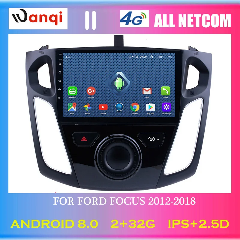 Мультимедийная система с gps-навигацией для ford focus 2012-2018 9 дюймов 4G Lte android 8 0 |