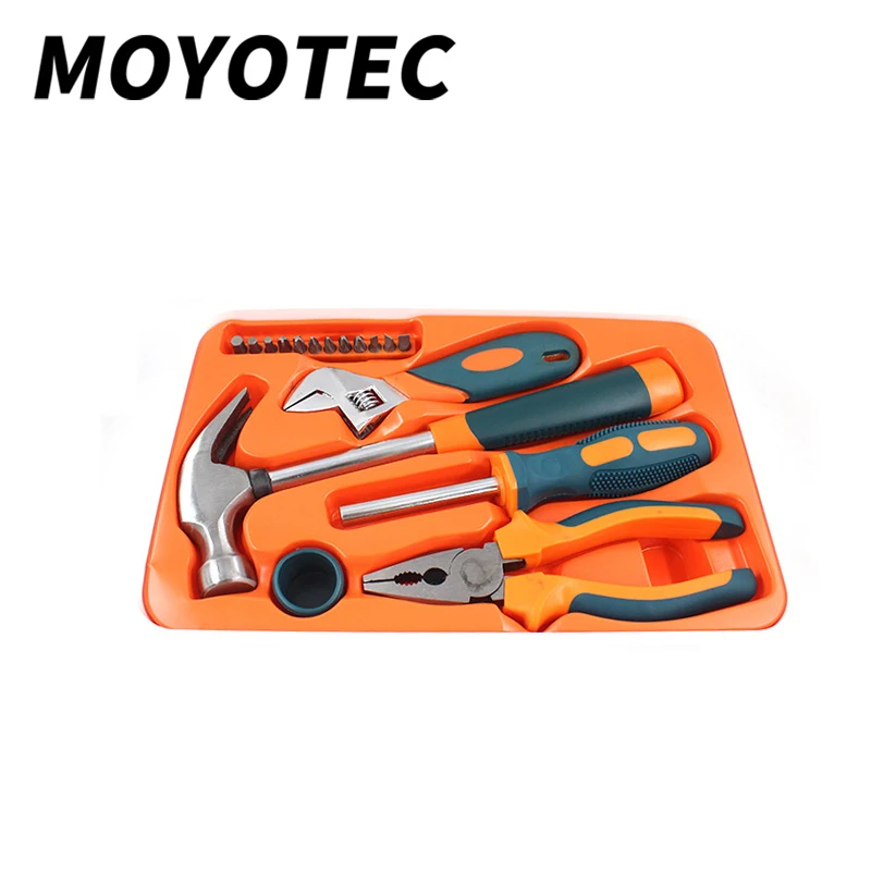 MOYOTEC 18 Piece Household Toolbox Set Multifunctional Hardware Tools  Special Combination for Electrician Maintenance Vehicle