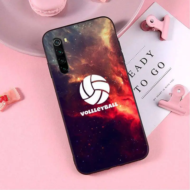 

Volleyball Sports Phone Case case coque fundas etui for xiaomi note max mi 3 7 8 9se Redmi 7 7a 8 8t 10 pro lite cases cover