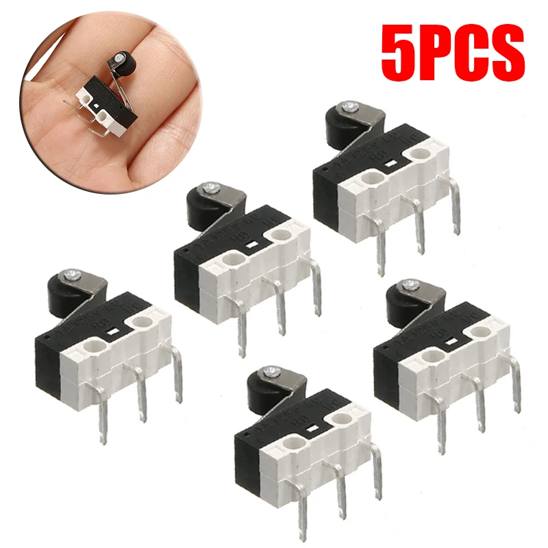 5 шт./лот 3 контактный микро переключатель мини роликовый рычаг