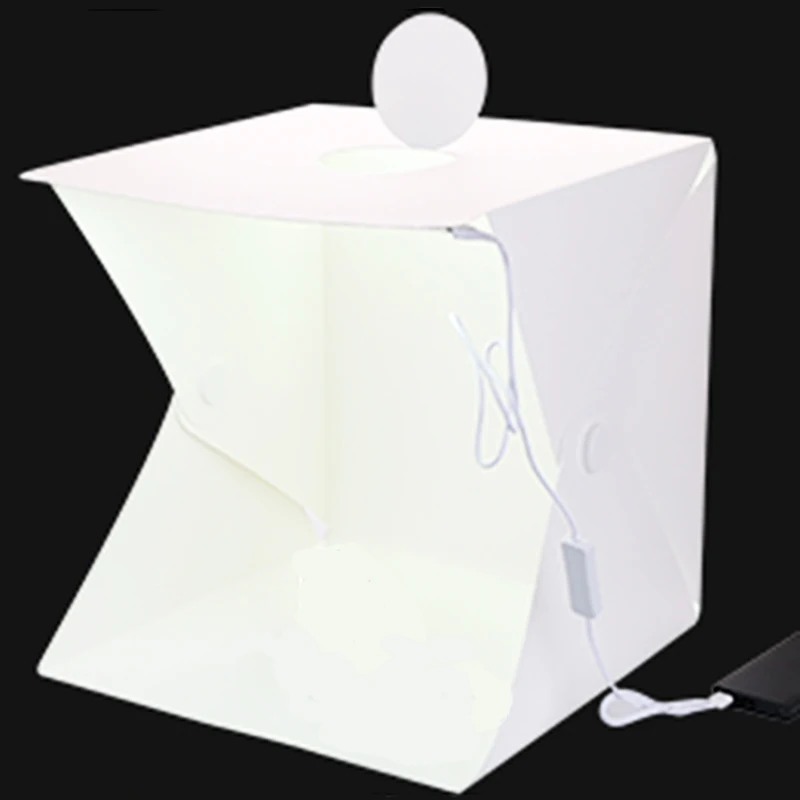 Baolyda 2LED Лайт бокс для фотографий фотостудия Мягкая коробка освещение 40 см мини