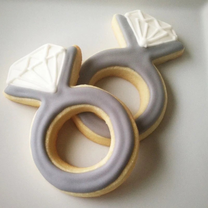 Форма для свадебного торта кекс украшения кольцо с бриллиантом печенья | Дом и