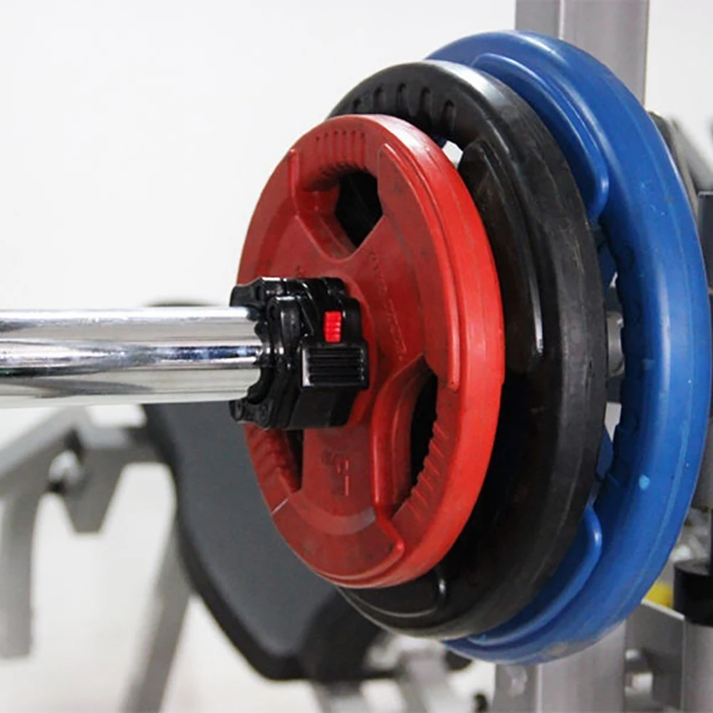 

1Pair Dumbbell Locking Buckle Barbell Collar Lock Clips Rod Clamp Weight lifting Bar Gym Fitness 50mm Training Muscle Clamp Bar