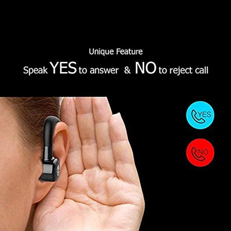 V9 беспроводные Bluetooth наушники с микрофоном голосовым управлением Беспроводная