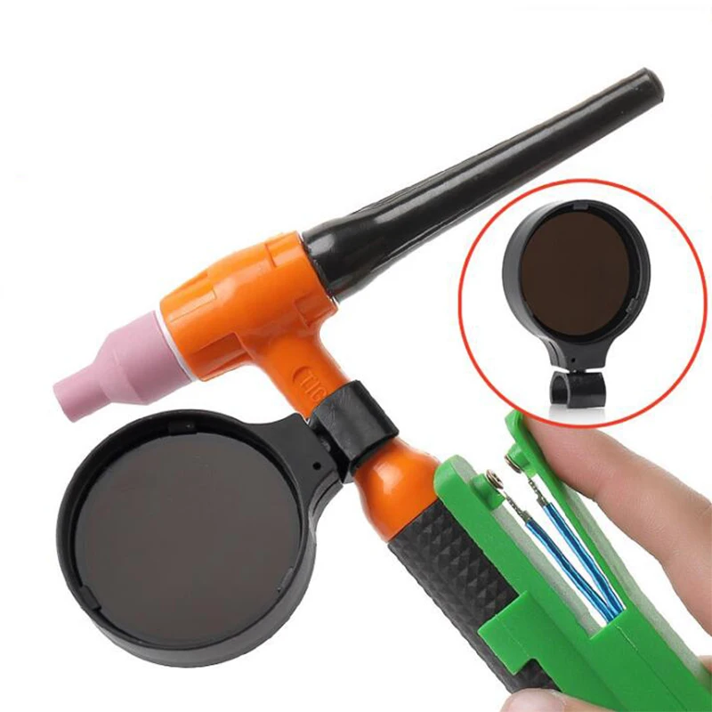 Зеркальный сварочный шлем Tig фонарь линза фильтр стекло для гофонарь серии