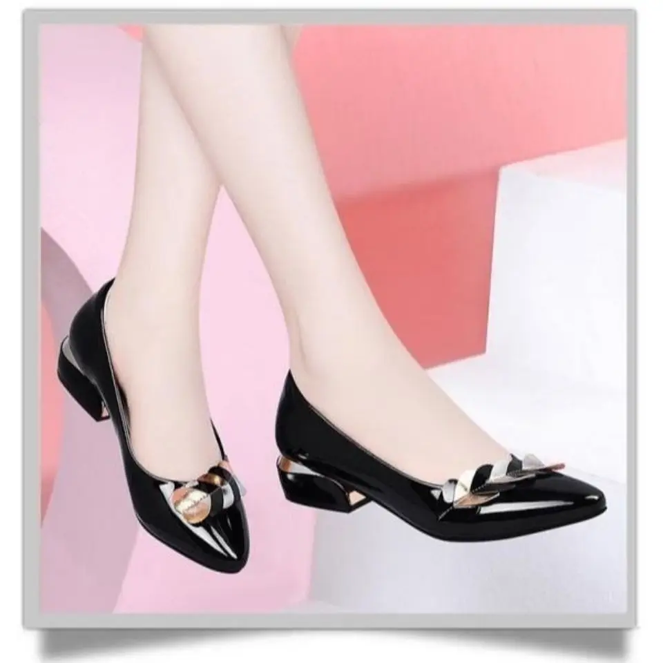 Женские милые туфли Marlisasa на высоком устойчивом каблуке повседневные розовые