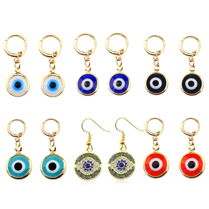 

1 шт. Синее стекло сглаза большой сглаз подвески серьги подвески для женщин сглаза ожерелье ювелирные аксессуары фурнитура изготовление