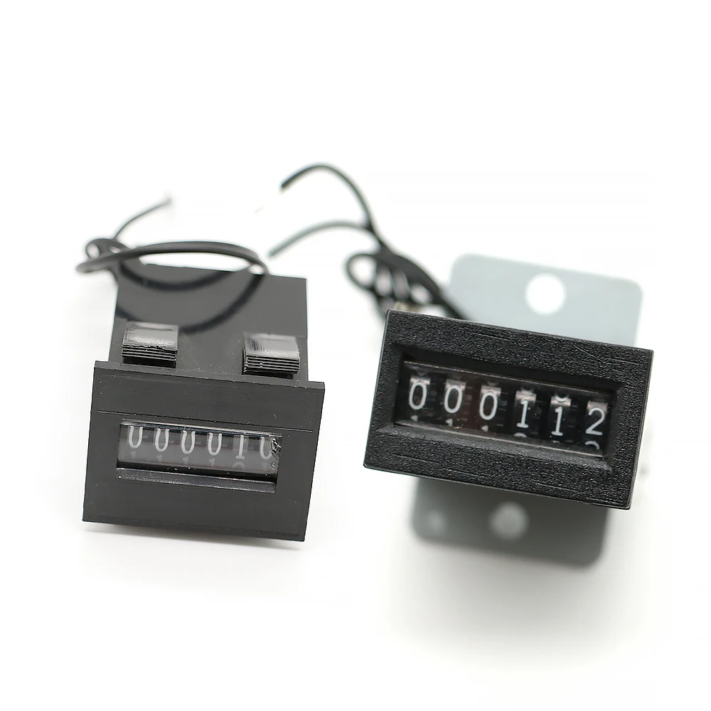 

6 Digits DC12V 18CPS Mechanical Counter Non-Return To Zero For Arcade Coin Acceptor Crane Swing Slot Bingo Machine Gambling