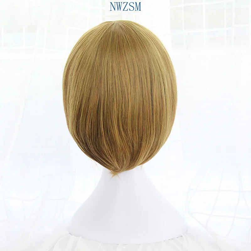 12&quot Love Live Female's Bobo Short Synthetic Hair LoveLive Hanayo Koizumi Cosplay Wig Heat Resistance Fiber+hairnet |