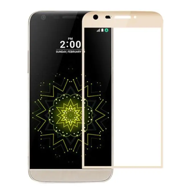Золотой 3D Защитное стекло для LG G5, изогнутое закаленное стекло L G 5 LG5, защита экрана, полное покрытие, защитная пленка 9H - Цвет: Золотой