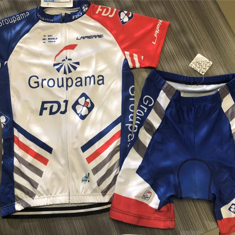 2019 Новинка Pro team groupama FDJ майки для велоспорта дышащий Ropa Ciclismo MTB короткий рукав