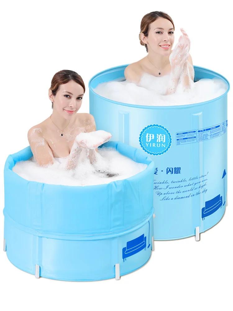 

Foldable Baby Bathtub Pool Plastic Portable Body Spa Thick Inflatable Bathtub Bucket Adults Large Banheira Bathroom Products DG5