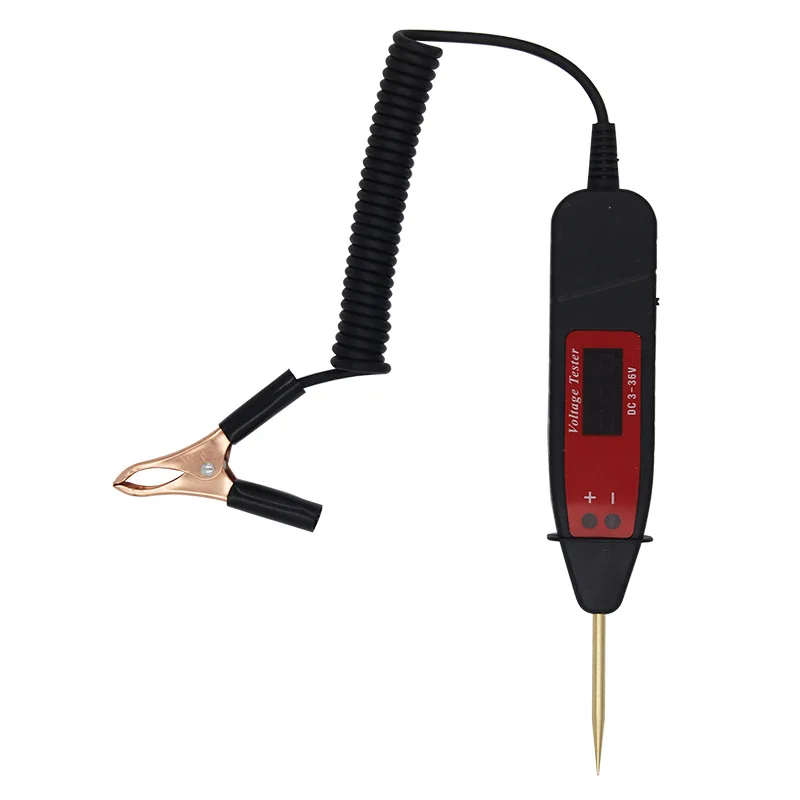 

Supplies Circuit Tester Pen Tools Replacement Car Auto Black Voltage Meter