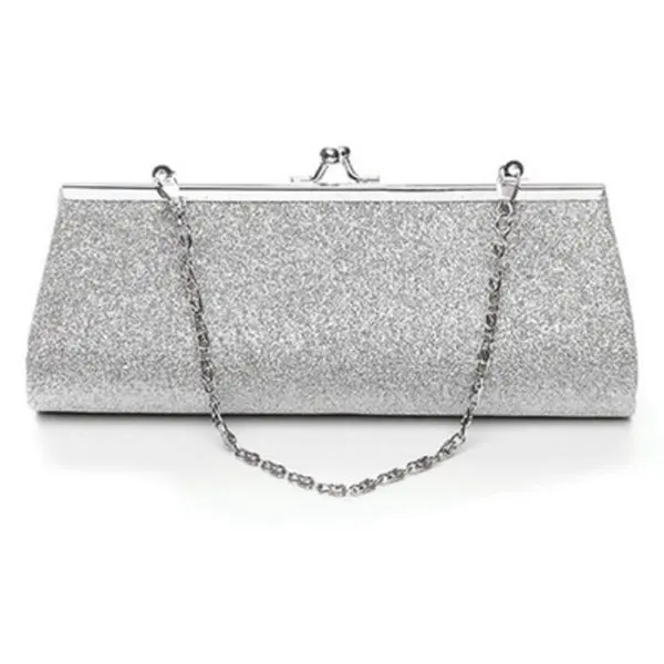 Silver Горячая Распродажа, Женский Блестящий клатч, вечерняя вечеринка, свадебный банкет, сумка на плечо - Цвет: Silver