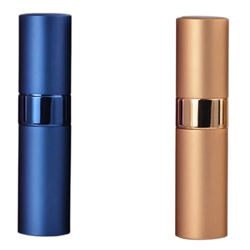

FULL-2 Pcs Women's Self-Defense, High Concentration Anti Wolf Spray, Empty Cans, Self-Defense Spray Cans, Golden & Blue
