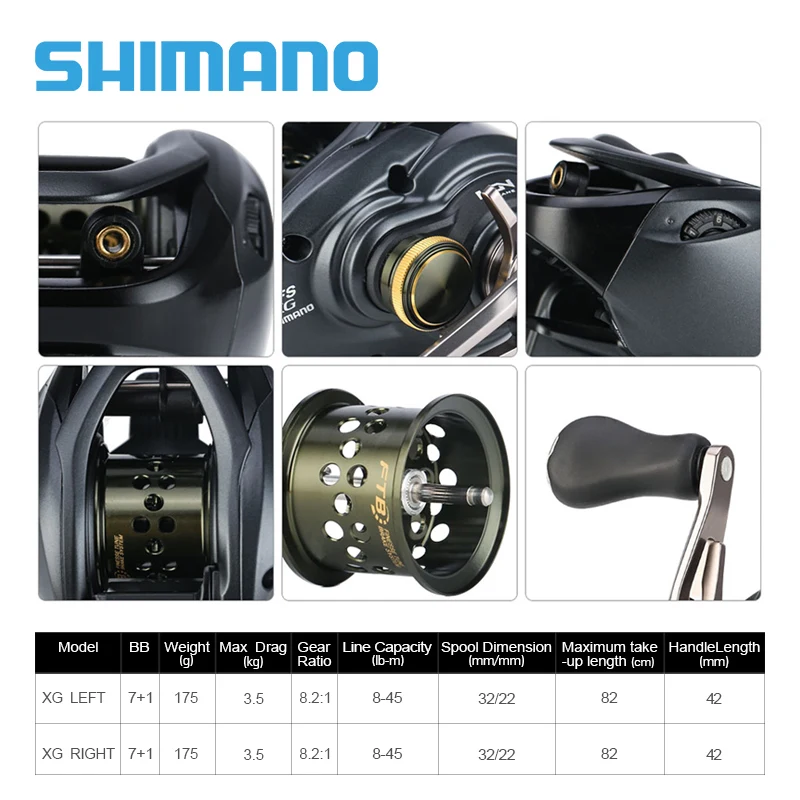 Скидка Катушки для заброса приманки SHIMANO CURADO BFS, миниатюрные водонепроницаемые катушки для рыбалки с белой полосой