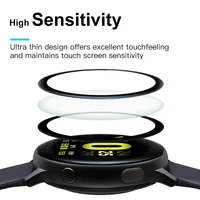20d full cover curved edge protective film for samsung galaxy watch active 2 40mm 44mm soft screen protectors anti fingerprint